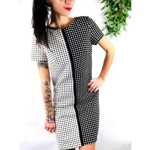Betsey Johnson Black Retro Checkered Pinup Dress